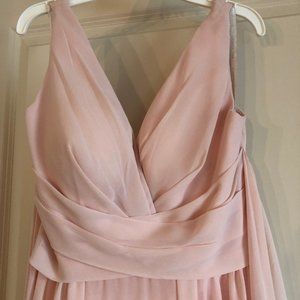 Pink Levkoff Bridesmaids Dress